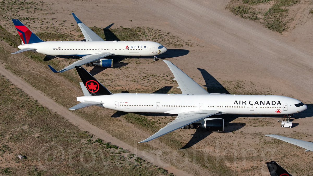 Aeroplanë të parkuar në shkretëtirë. Ky është ndikimi i Covid-19 në botën e aviacionit 